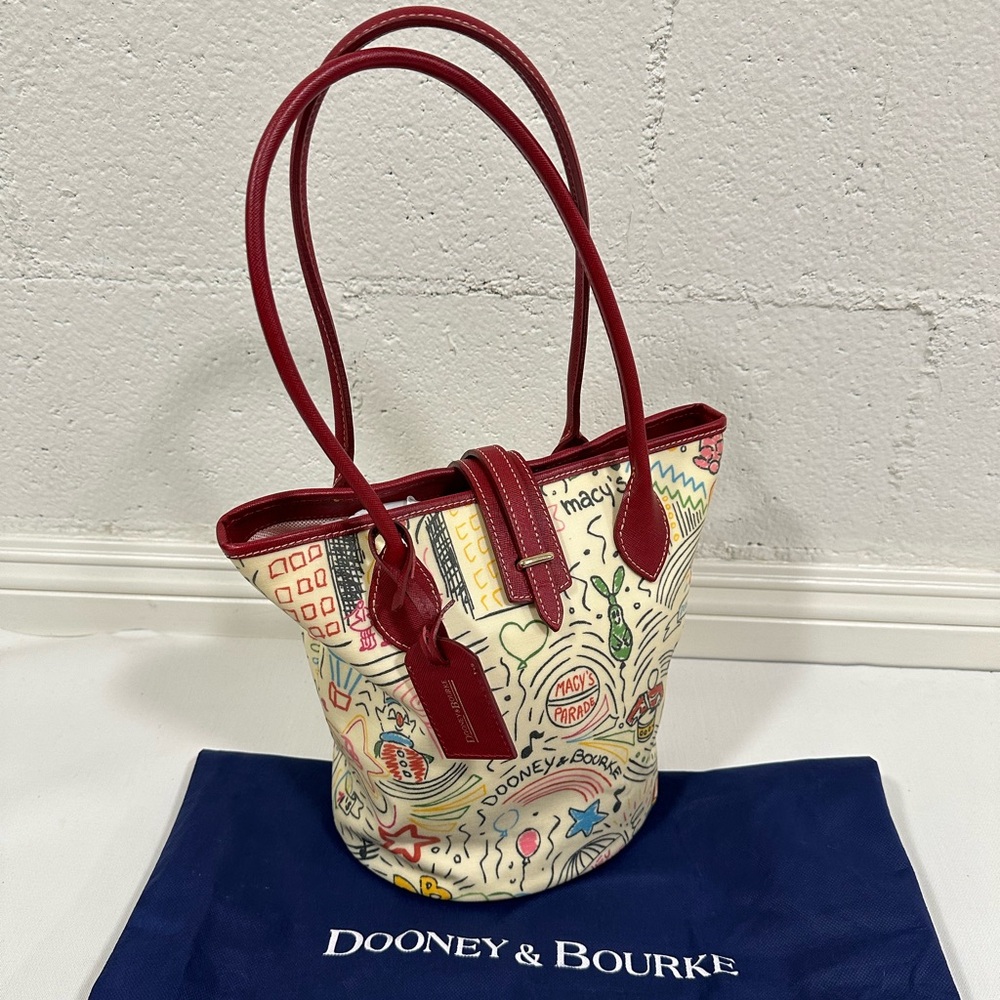 Limited Edition Dooney & Bourke Macy's Parade Bucket Bag